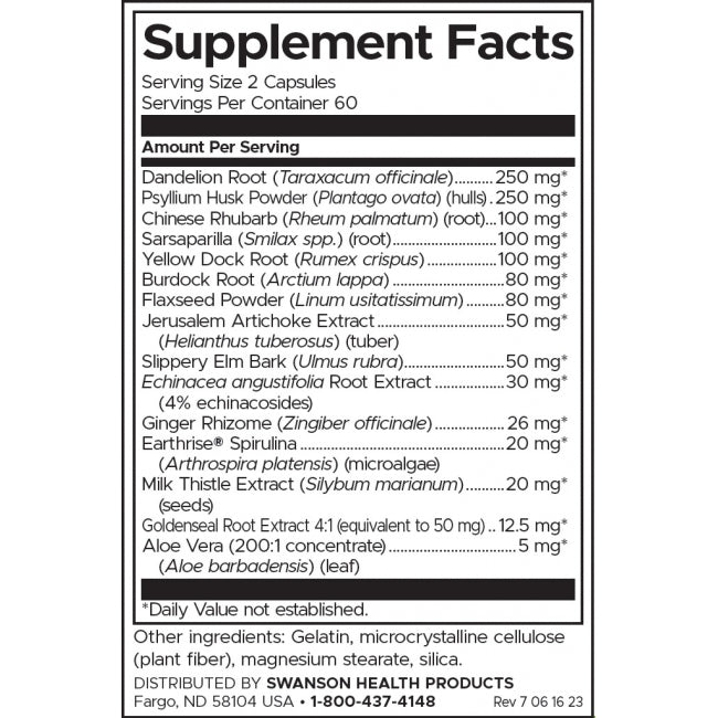 Детоксилийн - комплекс за прочистване - 120 капсули - Feel You