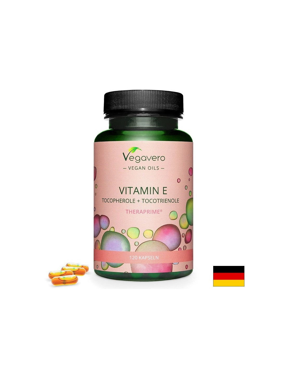 Витамин Е (миксирани токофероли + токотриеноли) - Антиоксидант, 120 капсули - Feel You