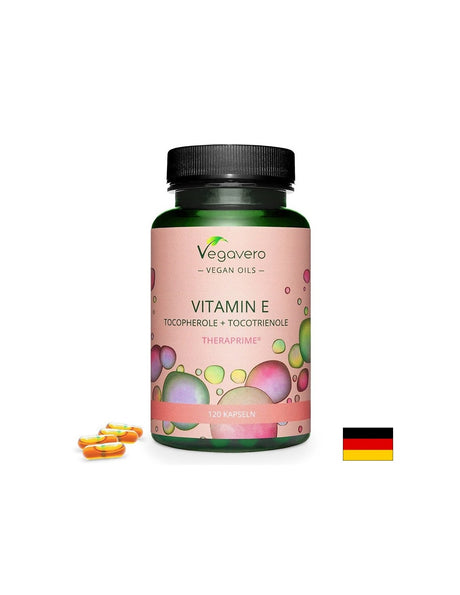 Витамин Е (миксирани токофероли + токотриеноли) - Антиоксидант, 120 капсули - Feel You