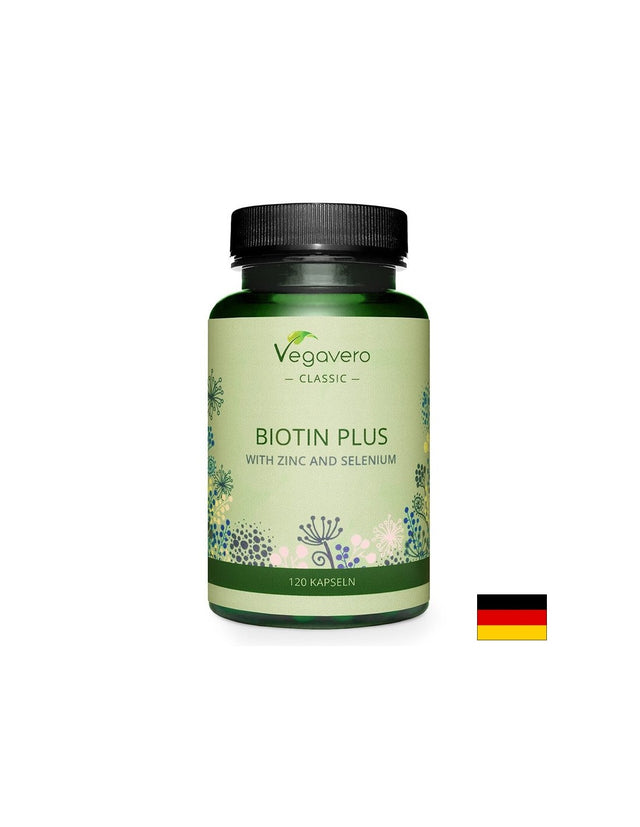 Коса и кожа - Биотин + Цинк и Селен,120 капсули - Feel You