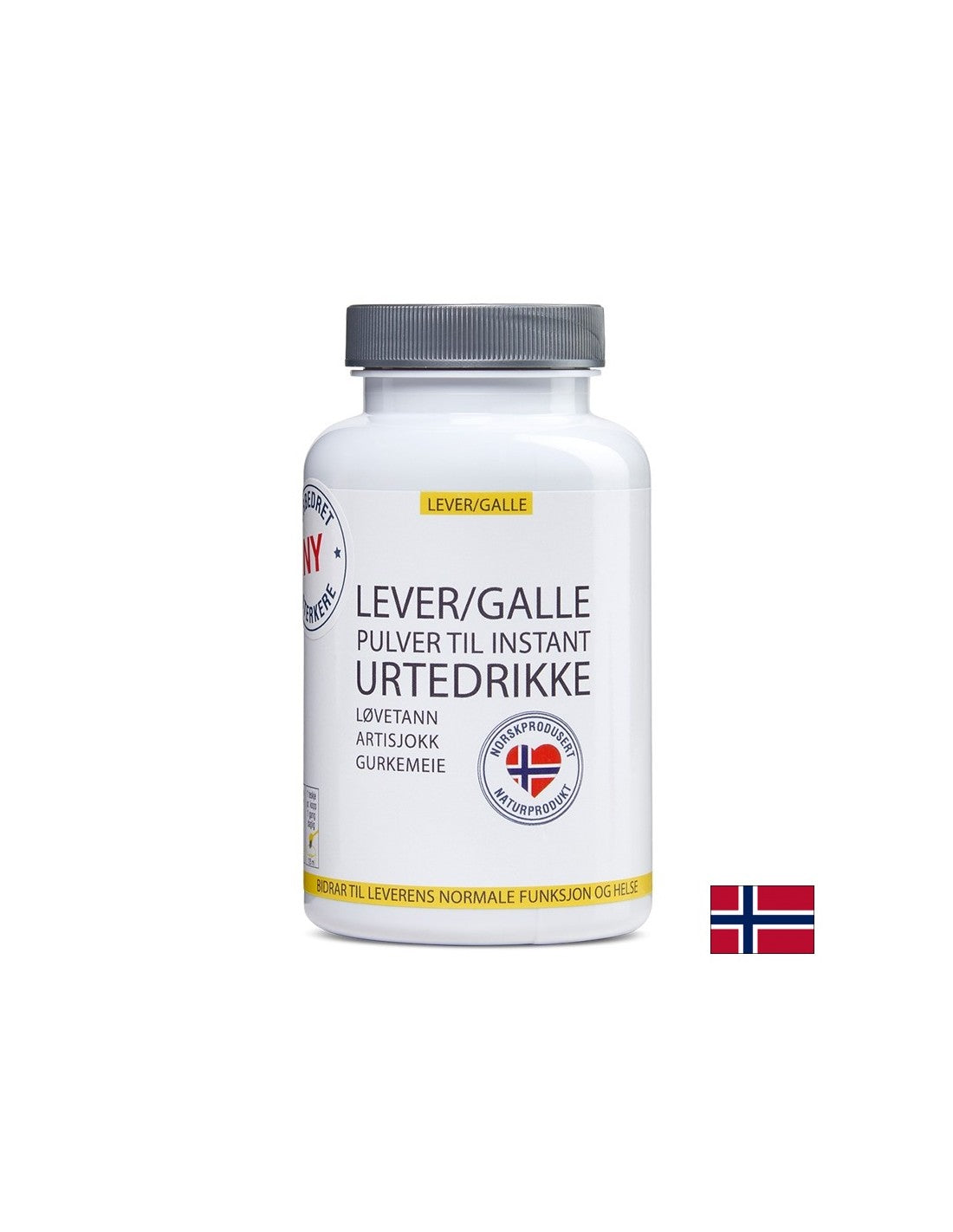 Билков комплекс за черен дроб и жлъчка (с глухарче, артишок и куркума), 120 g прах, с аромат на праскова - Feel You