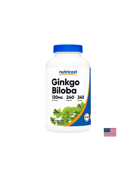Памет - Гинко Билоба , 120 mg/ 240 капсули Nutricost - Feel You