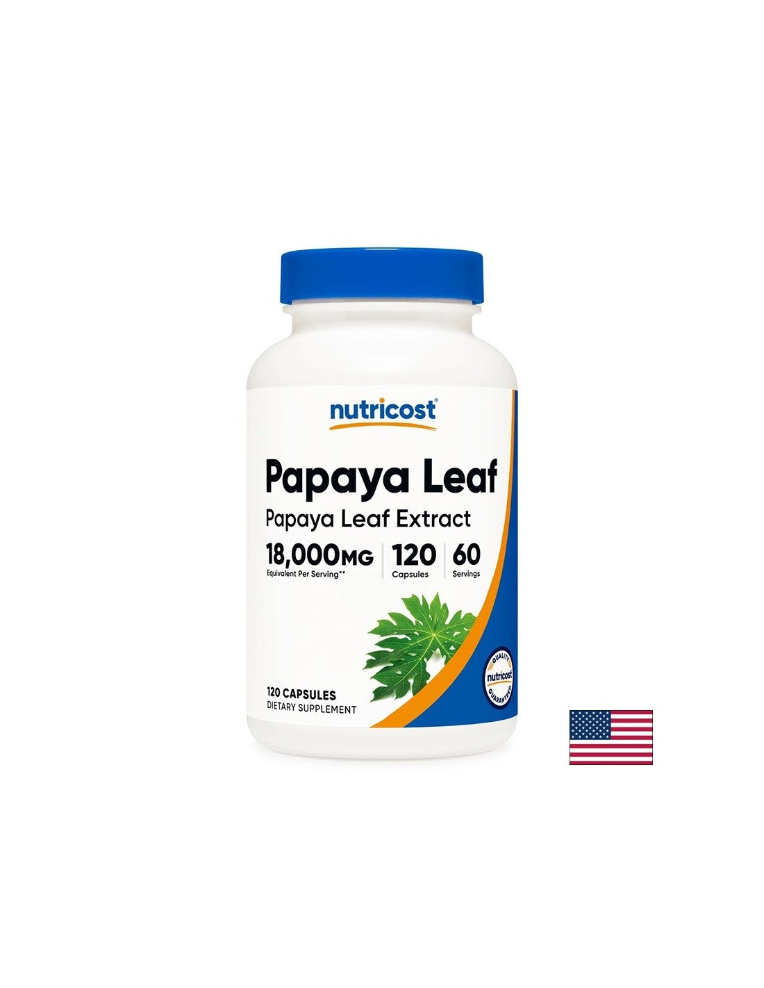 Папая (лист) – Подуване и храносмилателен дискомфорт, 1200 mg, 120 капсули - Feel You