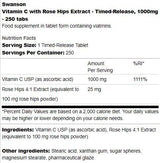 Timed-Release Vitamin C 1000 mg | With Rose Hips 250 Флакона - Feel You