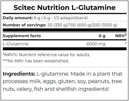 L-Glutamine - 0.600 кг