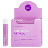 Fish Collagen 12500 mg with Retinol, Hyaluronic Acid, Biotin, MSM /30 pcs x 25 ml/ Swedish Collagen