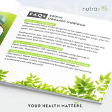 Organic Moringa - Био Моринга 600 mg 120 Веган Капсули - Nutra Best Bulgaria