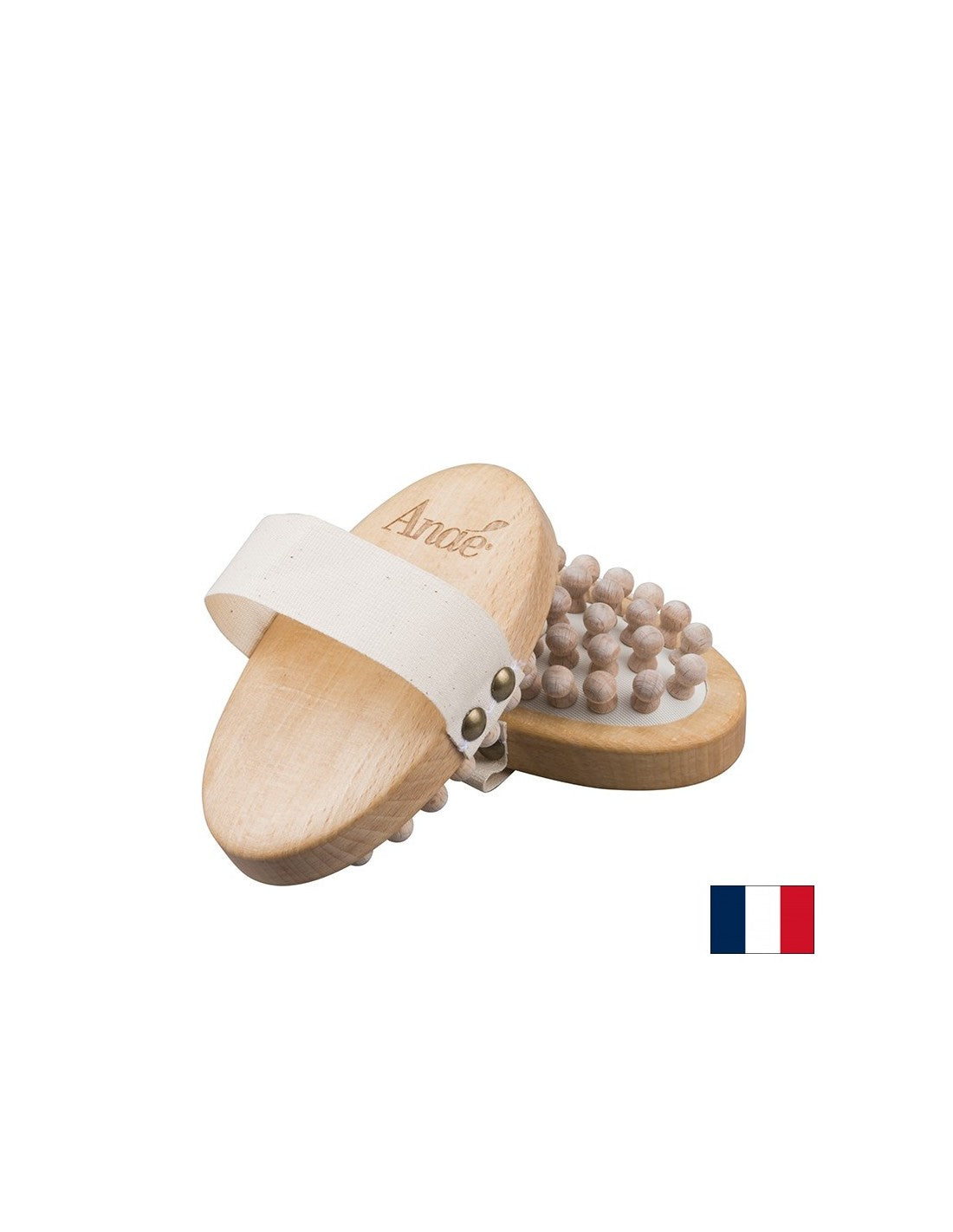 Антицелулитна масажна четка (р-р 13.5 см) от FSC сертифициран бук - Feel You