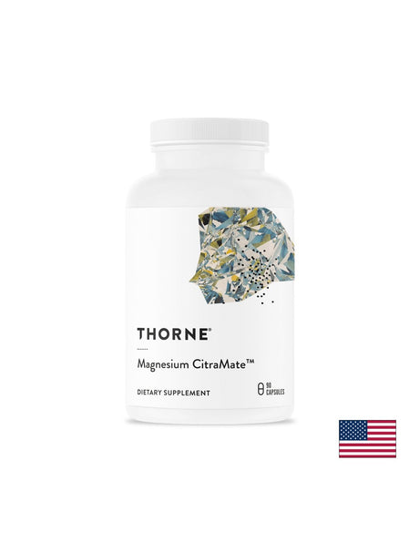 Здраве за сърцето и мускулите - Магнезий (цитрат/малат), 135 mg х 90 капсули Thorne - Feel You