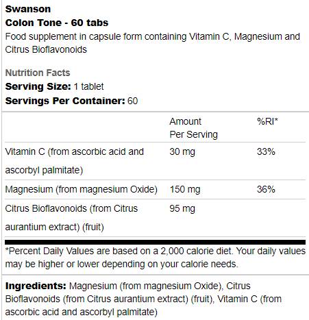 Colon Tone | Colon Cleansing Formula 60 Таблетки - Feel You