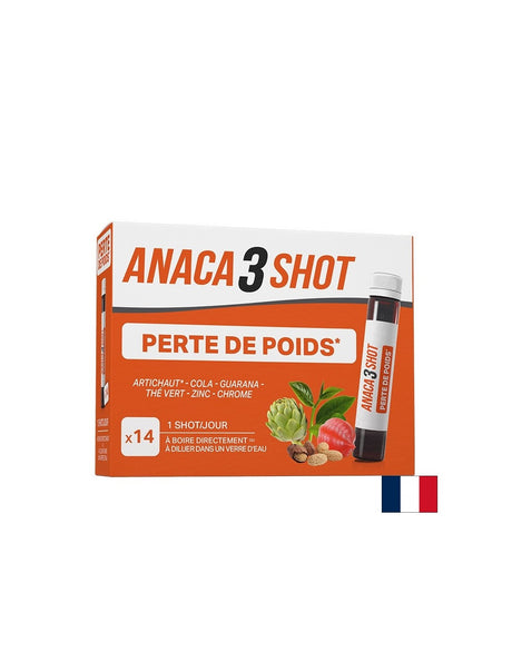 14-дневна програма за детокс и отслабване Анака3 - С билки, ядки кола, кофеин и хром, 14 флакона х 25 ml - Feel You