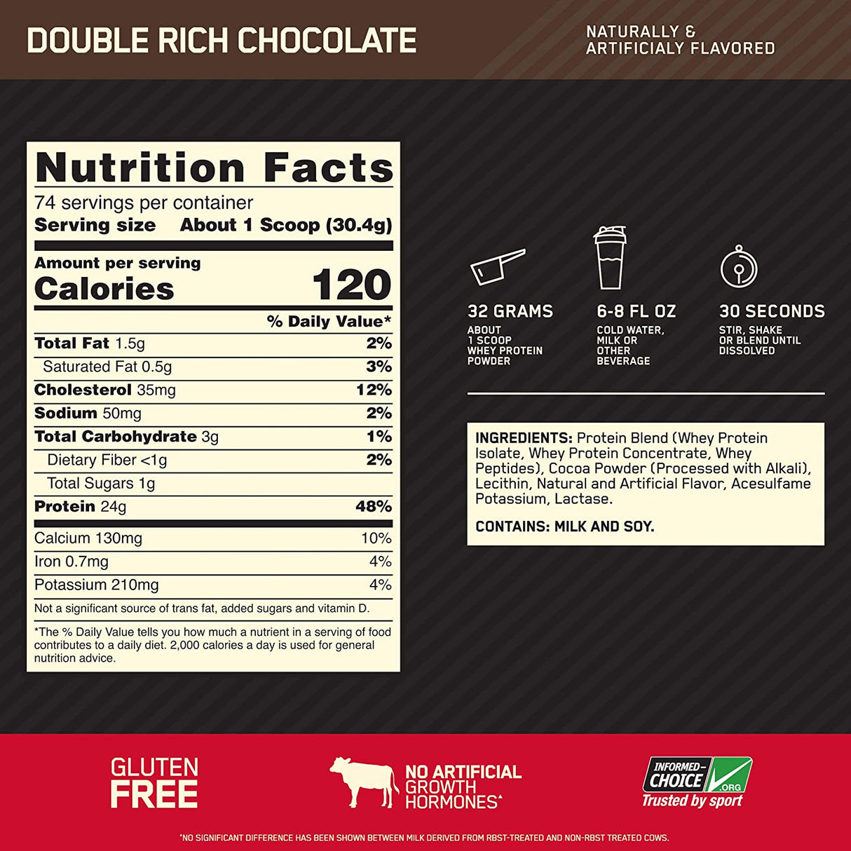 100% Whey Gold Standard - 2.272 kg - Feel You