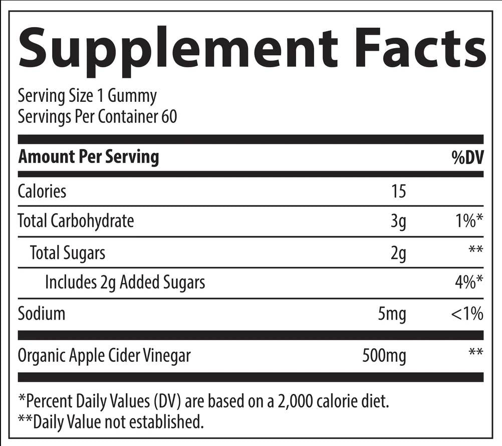 Apple Cider Vinegar 1000 mg | Paks - 30 Пакета - Feel You