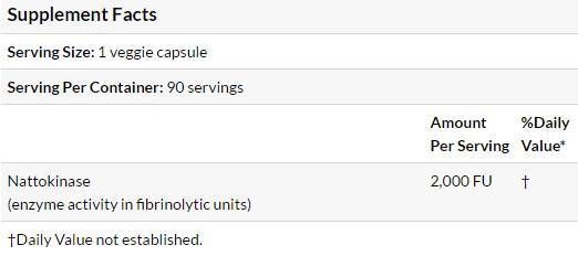 BEST Nattokinase 2,000 FUs - 270 капсули - Feel You