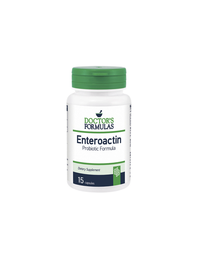 Ентероактин Пробиотична Формула, 15 капсули Doctor’s Formulas - Feel You