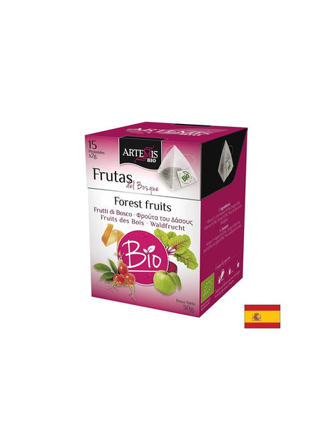 Чай от свежи горски плодове Био, 15 филтърни пакетчета - Feel You