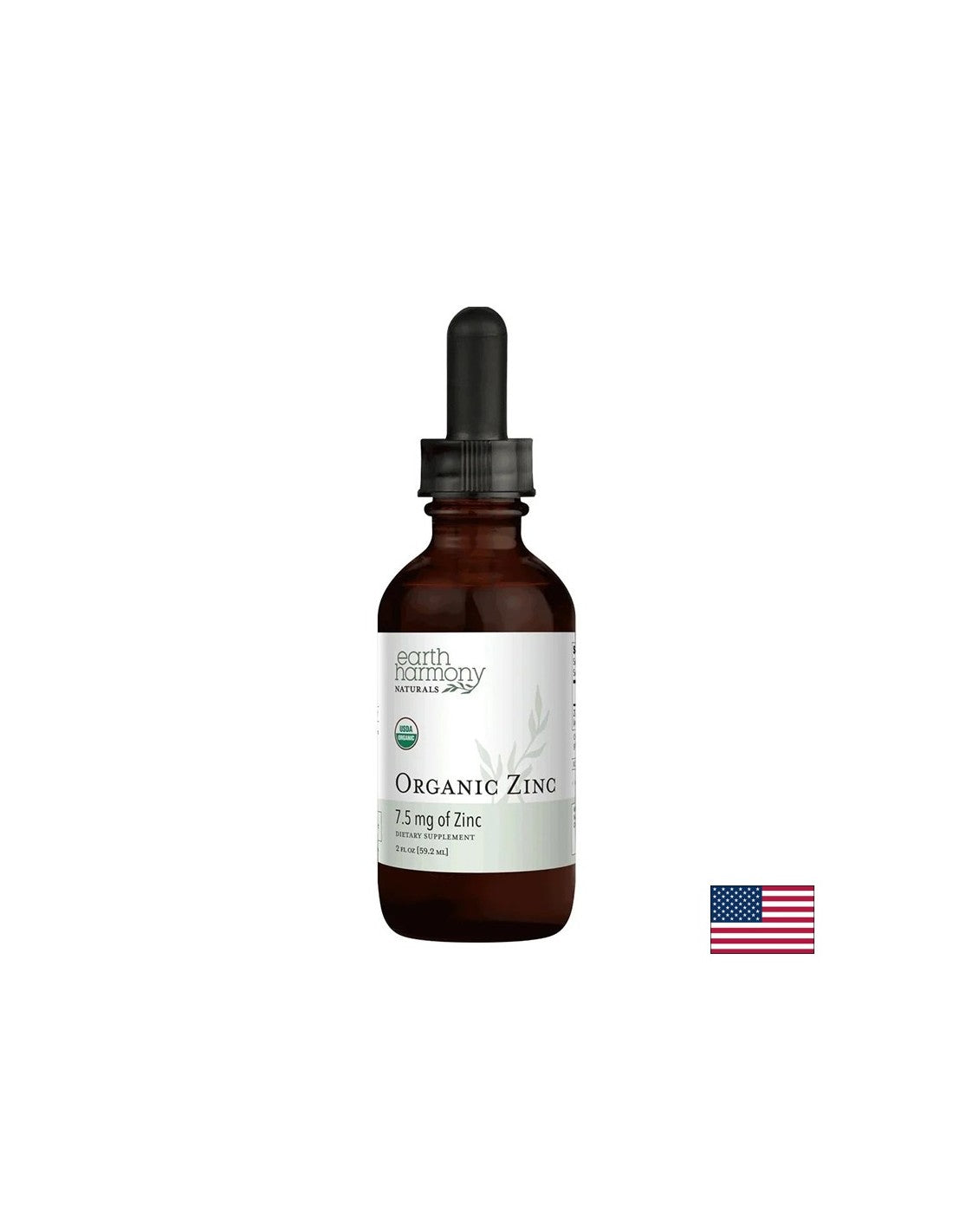 Имунитет - Цинк (сулфат), 15 mg х 59.2 ml капки Earth Harmony Naturals - Feel You