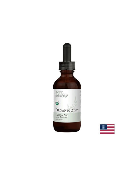 Имунитет - Цинк (сулфат), 15 mg х 59.2 ml капки Earth Harmony Naturals - Feel You