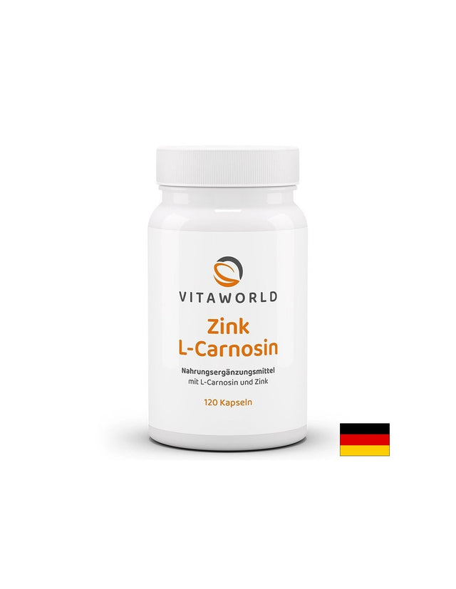 Цинк (бисглицинат) 15 mg + L-Карнозин 300 mg – За имунитет и клетъчна защита, 120 капсули - Feel You
