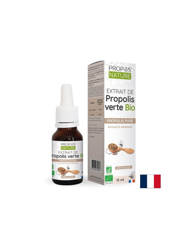 Имунитет - Екстракт от зелен прополис, 15 ml капки (без алкохол) - Feel You