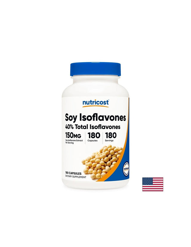 Соя изофлавони – При менопауза и хормонални промени, 150 mg, 180 капсули - Feel You