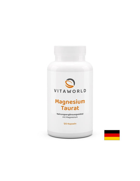 Здраве за сърцето и мускулите - Магнезий (таурат), 150 mg x 120 капсули - Feel You