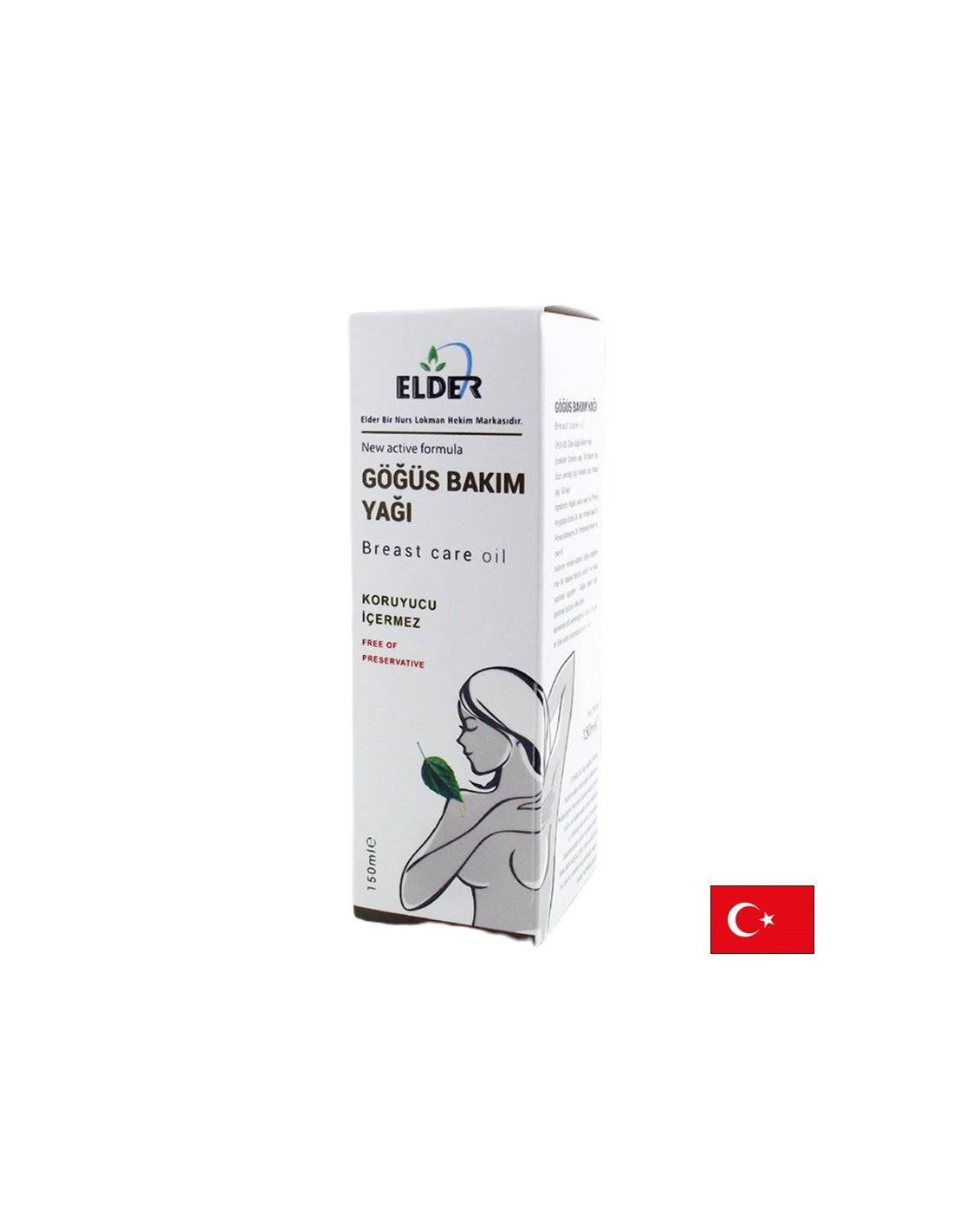 Грижа за бюста - натурално масло с подхранващ ефект, 150 ml - Feel You