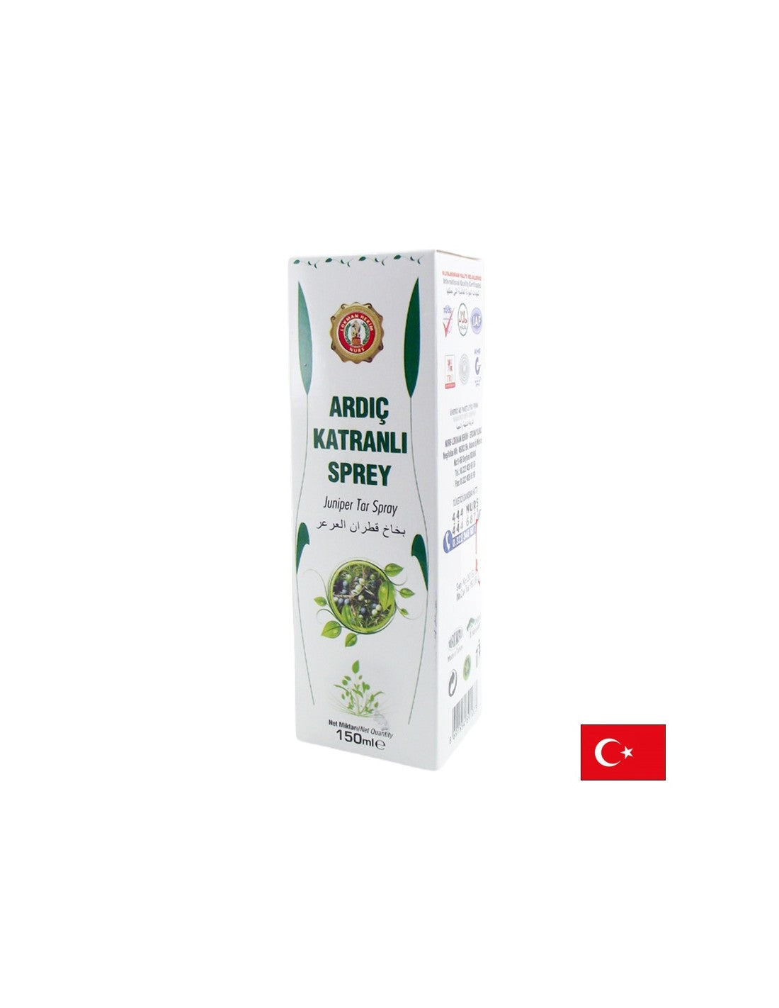 Катраново масло от червена хвойна - кожни раздразнения, спрей, 150 ml - Feel You