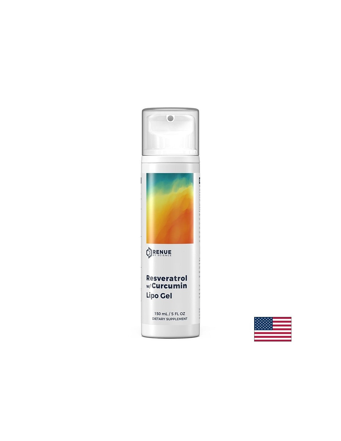 Клетъчно и сърдечно здраве -  Ресвератрол + Куркумин, липозомен гел, 150 ml - Feel You