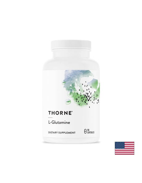 В подкрепа на мускулите и чревната функция - Л-Глутамин, 1500 mg х 90 капсули Thorne - Feel You