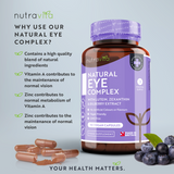 Витамини за очи /натурални/ - Natural Eye Complex 90 веган капсули - Nutra Best Bulgaria