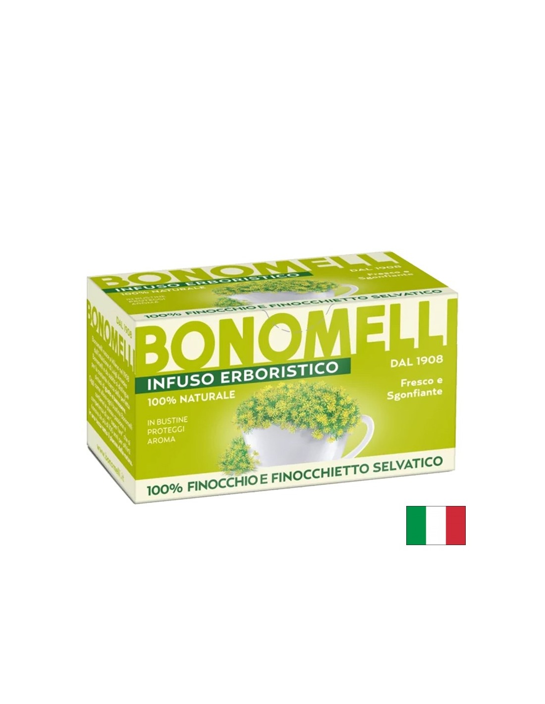 Див и сладък копър (билков чай) – Срещу подуване, газове и стомашен дискомфорт, 16 пакетчета - Feel You