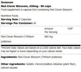 Red Clover Blossom 430 mg 90 капсули - Feel You