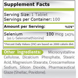 Pure Nutrition - Selenium - 100 мкг - 100 Таблетки