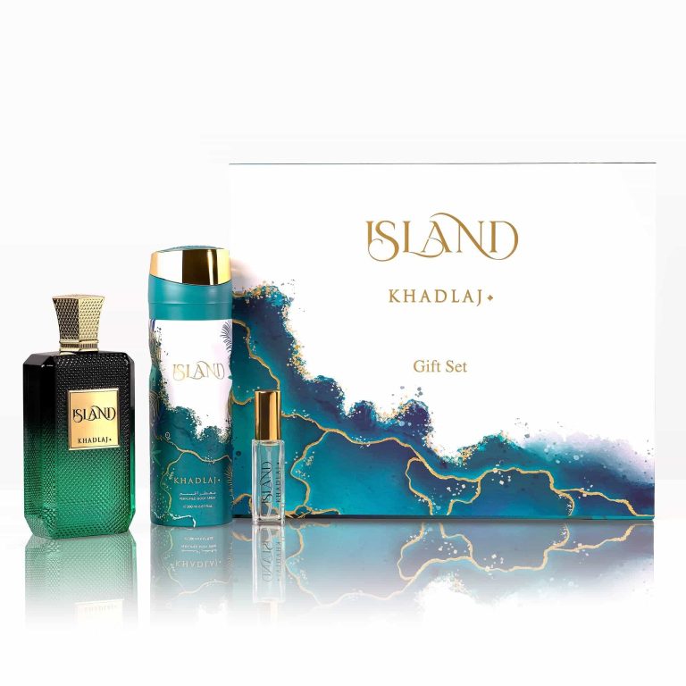 Khadlaj – Island Extrait De Parfum 100ml + Body Spray 200ml + Extrait De Parfum 10ml