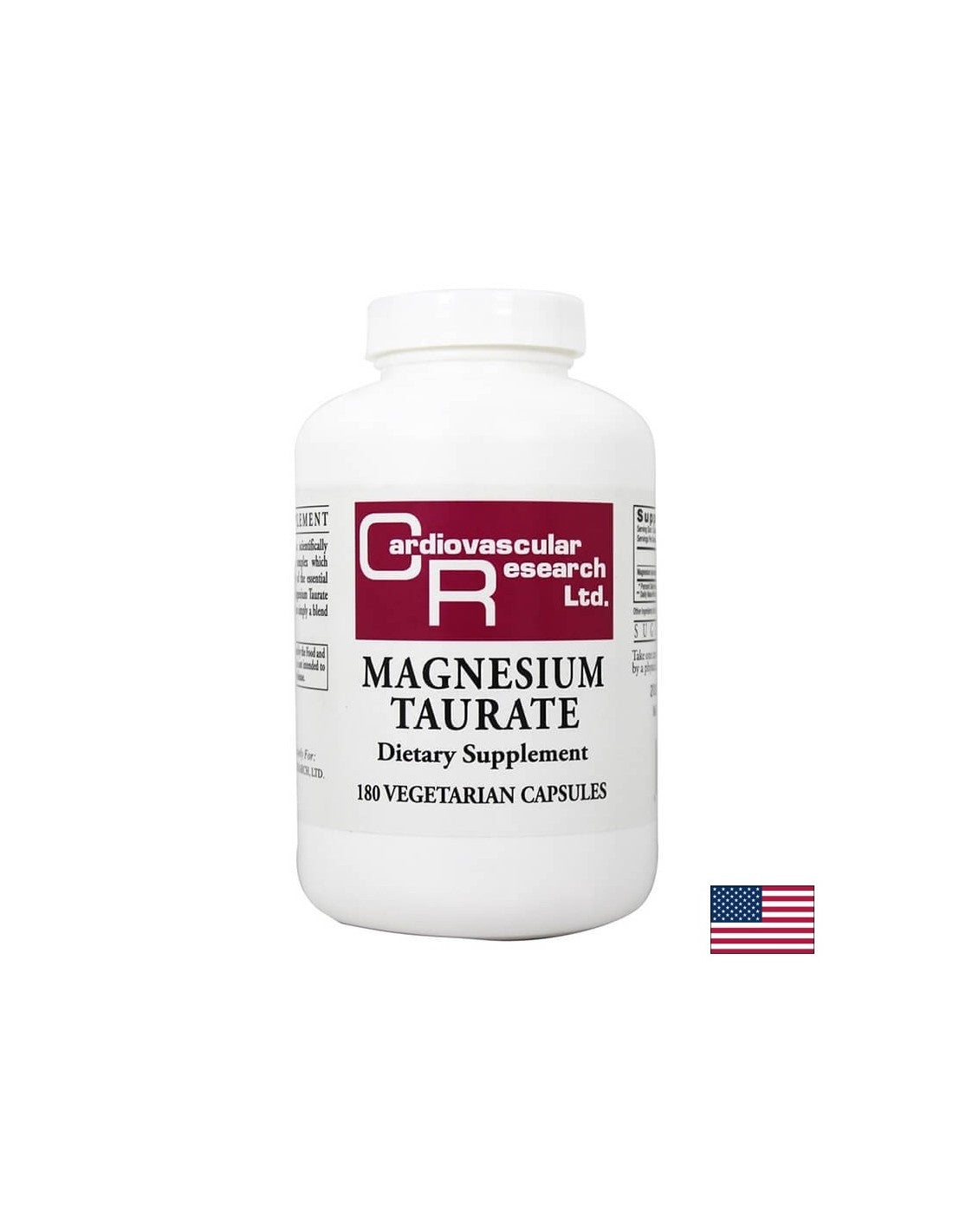 Магнезий (Таурат) - Нервна система, сърдечносъдова функция, мускулно здраве, 180 капсули - Feel You