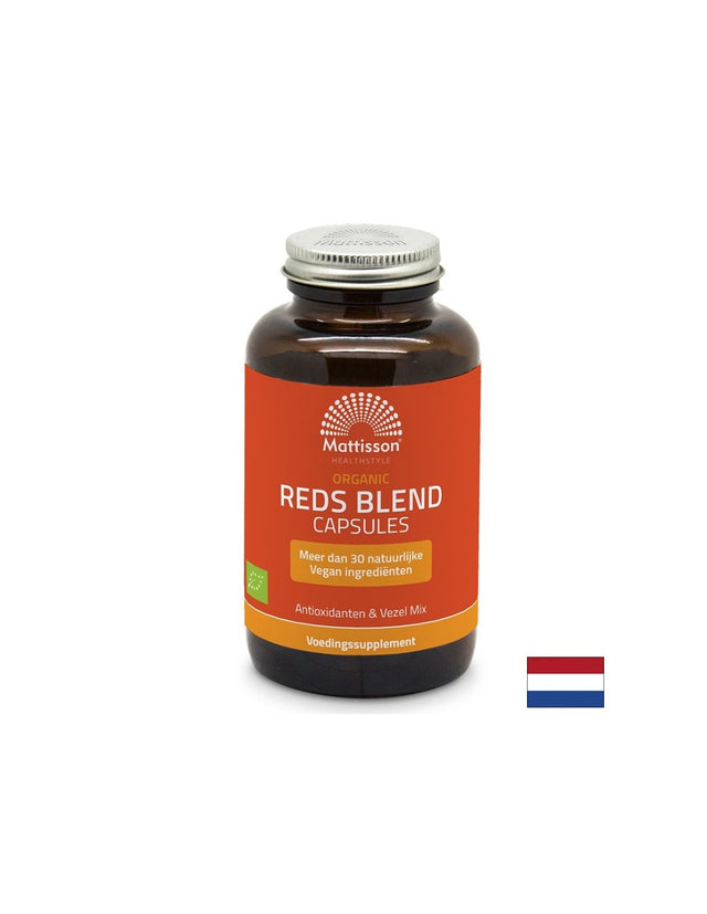 Антиоксиданта формула от червени плодове и зеленчуци органик, 180 капсули Mattisson Healthstyle - Feel You