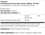 Full Spectrum Cacao 400 mg 60 капсули - Feel You