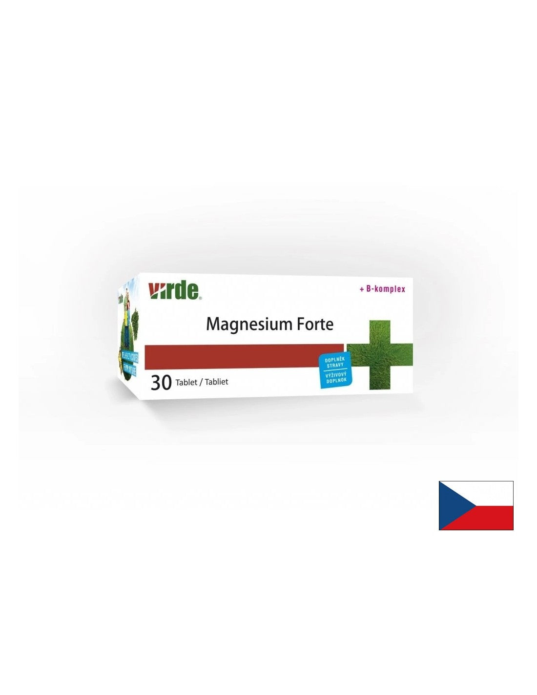 Магнезий 187.5 mg + B-комплекс Здрави мускули, спокойни нерви и сърдечна функция 30 таблетки - Feel You