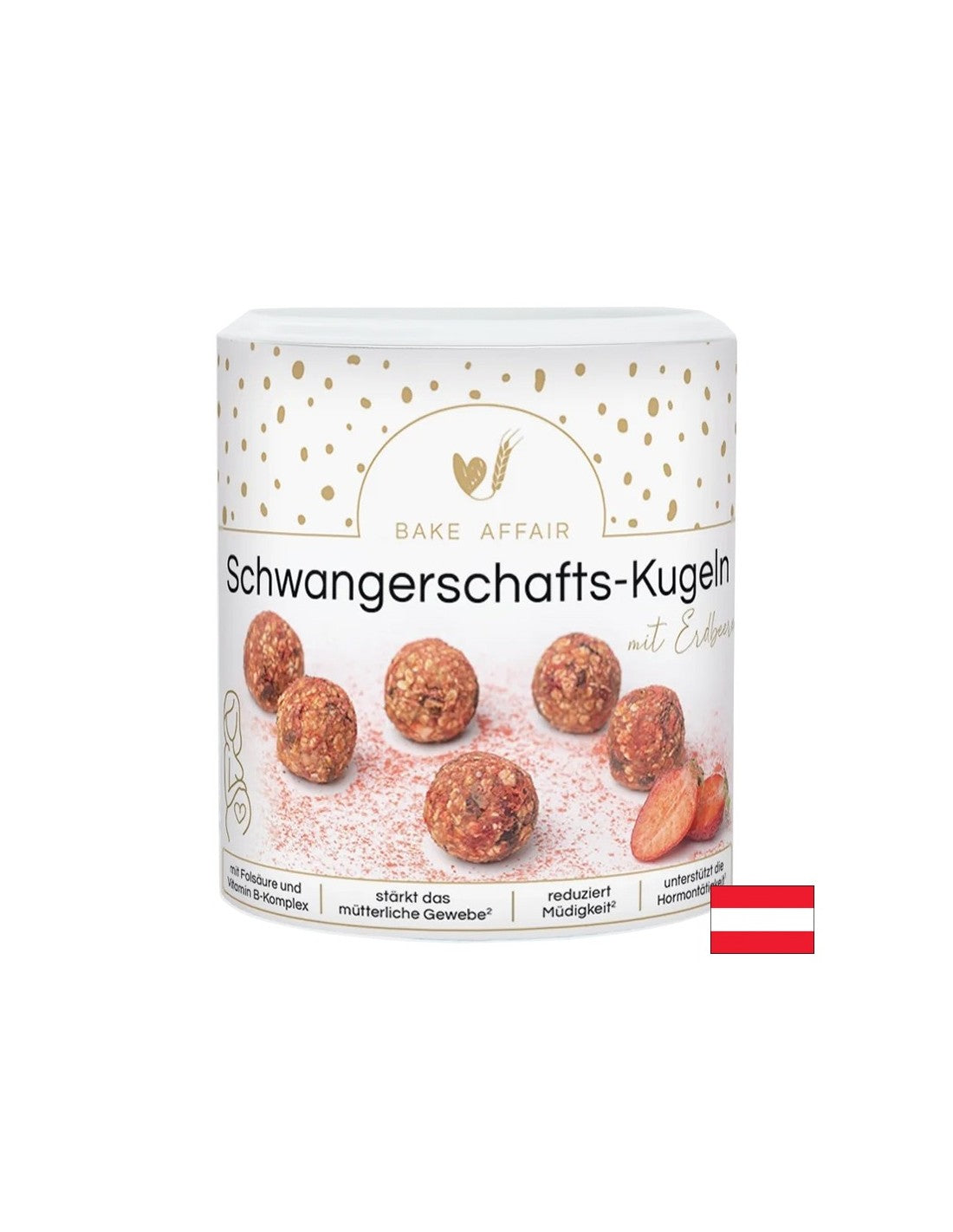 Витаминна смес за веган бонбони за бременни с ягоди, 190 g - Feel You