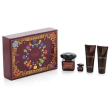 Versace - Crystal Noir Great Gift Set EDT 90 ml, Crystal Noir Body Lotion 100 ml shower gel 100 ml Crystal Noir and miniatures Crystal Noi - 90ml
