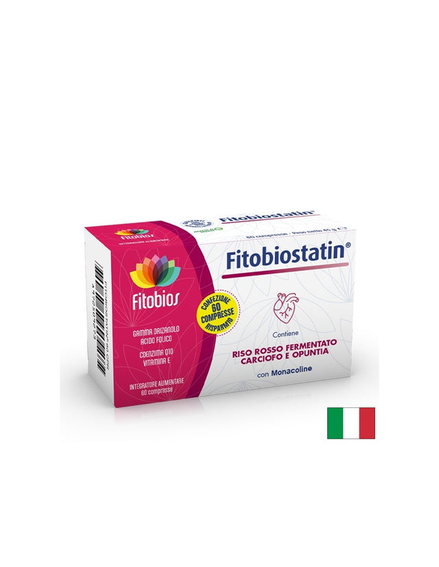 Червен ориз 199 mg + Артишок 300 mg – Контрол на холестерола и липиден баланс, Fitobiostatin®, 60 таблетки - Feel You