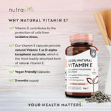 Natural Vitamin E 400IU 90 Vcaps - Nutra Best Bulgaria