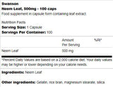 Neem Leaf 500 mg 100 капсули - Feel You