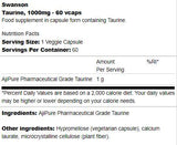 Taurine 1000 mg 60 капсули - Feel You