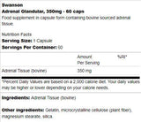 Adrenal Glandular 350 mg 60 капсули - Feel You