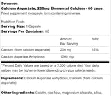 Calcium Aspartate 200 mg 60 капсули - Feel You
