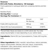 B12 1000 mcg with Folate - 60 Подезични таблетки - Feel You