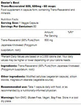 Trans-Resveratrol 600 mg - 60 капсули - Feel You
