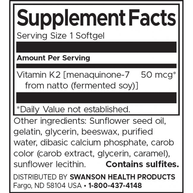 Витамин К2 – натурален - 30 софт гел капсули - Feel You